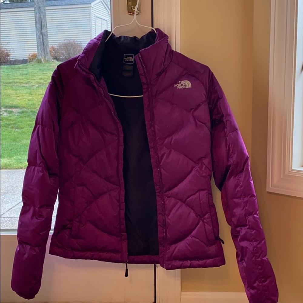 Purple Winter North Face Jacket